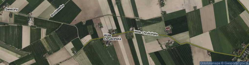 Zdjęcie satelitarne Wola Chruścińska ul.